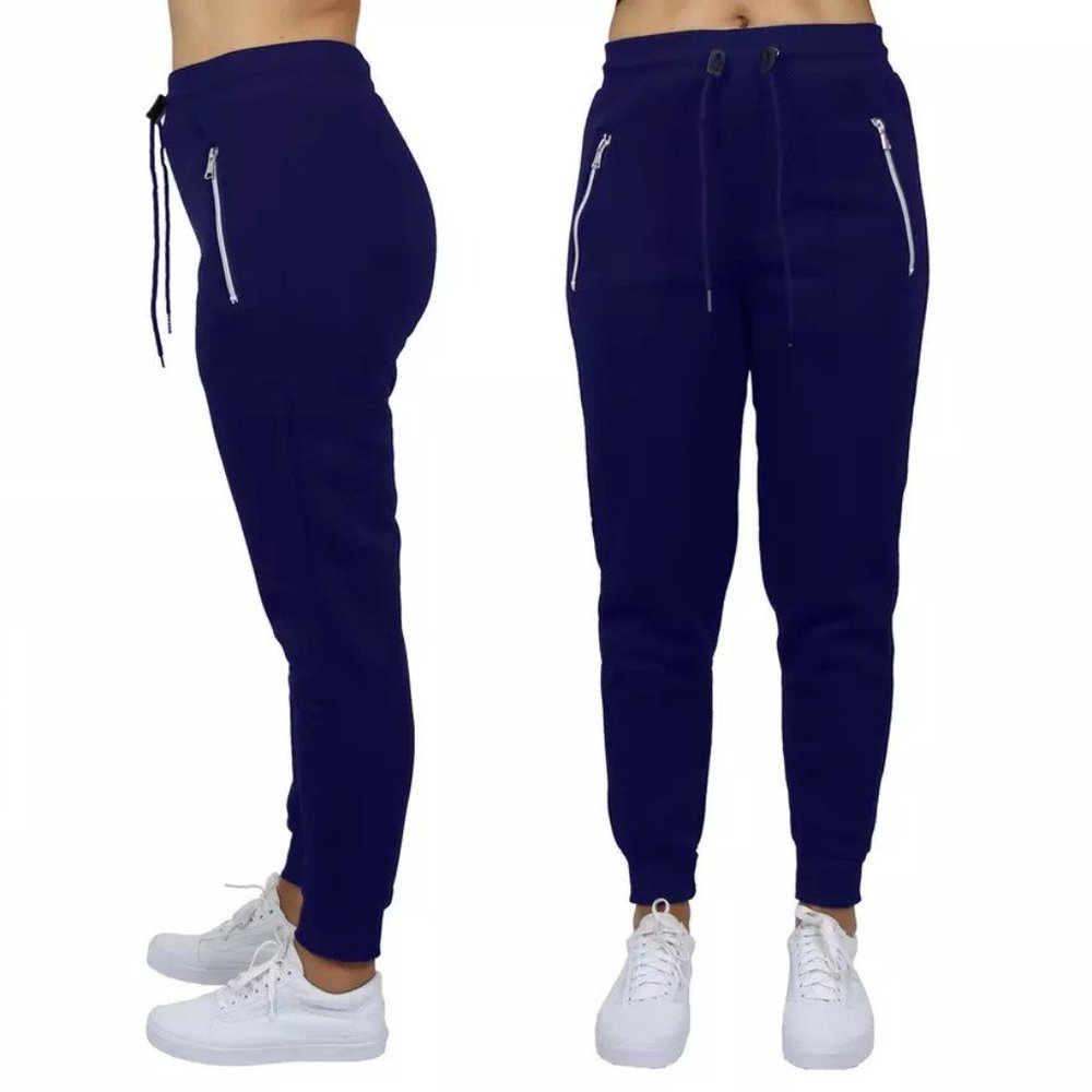 Women's Galaxy by Harvic Loose-Fit Fleece Joggers